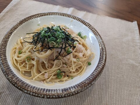 フライパン1つでできる！ツナと大根おろしのパスタ♪